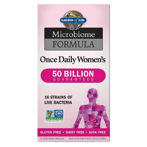 Garden of Life Microbiome Formula Once Daily Womens, 30 Vegetarian Capsules